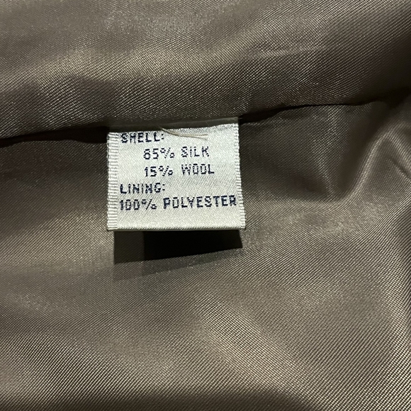 Corporate Gear Munsingwear Blazer Men's Size 40R Brown Plaid Silk and Wool - Picture 6 of 9